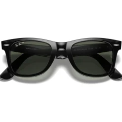 Lunettes de soleil Ray Ban RB2140 Original Wayfarer Classic Polished Black Polar Green