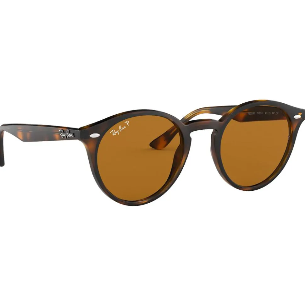 Lunettes de soleil Ray Ban RB2180 Polished Light Havana Brown B-15 Polar