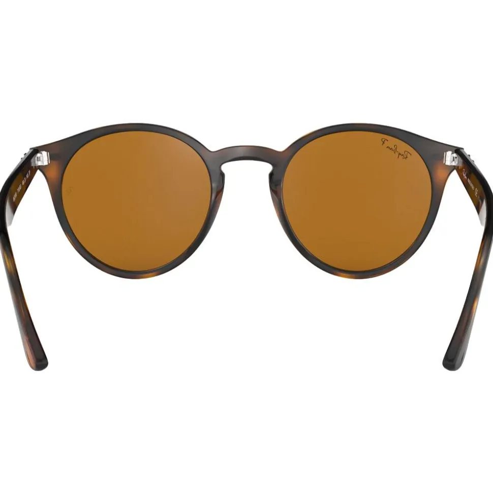 Lunettes de soleil Ray Ban RB2180 Polished Light Havana Brown B-15 Polar