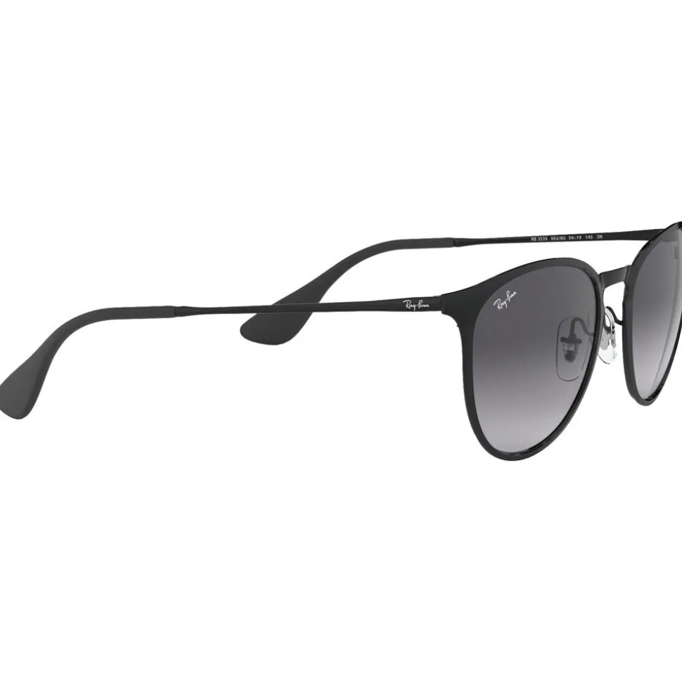 Lunettes de soleil Ray Ban RB3539 Erika Metal Polished Black Dark Grey Gradient