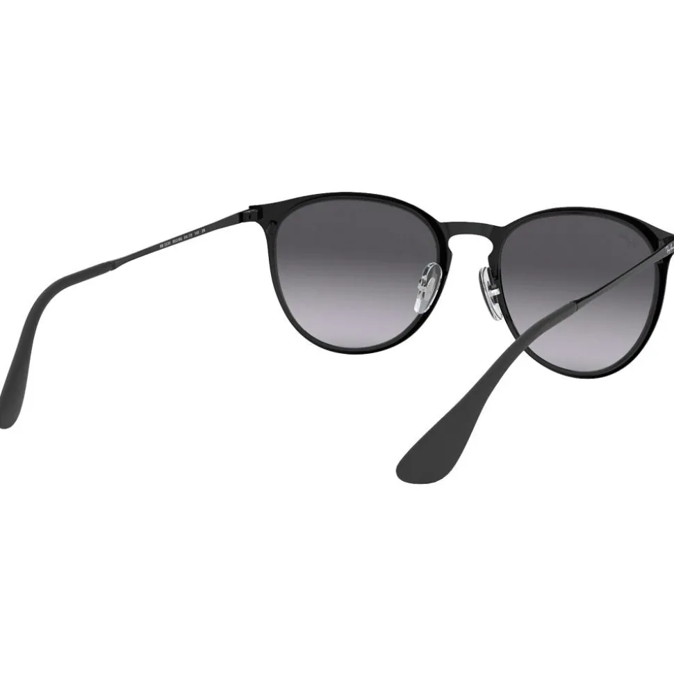 Lunettes de soleil Ray Ban RB3539 Erika Metal Polished Black Dark Grey Gradient