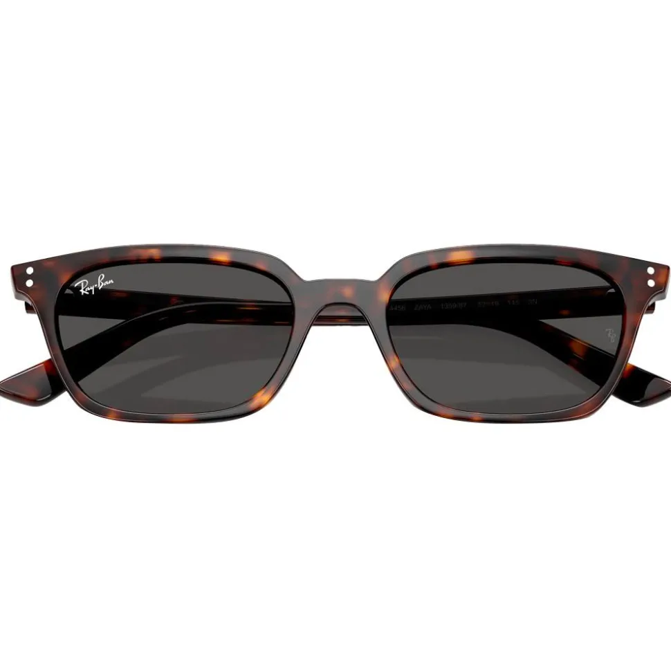 Lunettes de soleil Ray Ban RB4456 Zaya Polished Havana Dark Grey