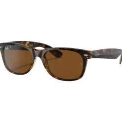 Lunettes de soleil Ray Ban RB2132 New Wayfarer Classic Polished Tortoise Brown B-15 Polarized