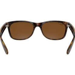 Lunettes de soleil Ray Ban RB2132 New Wayfarer Classic Polished Tortoise Brown B-15 Polarized