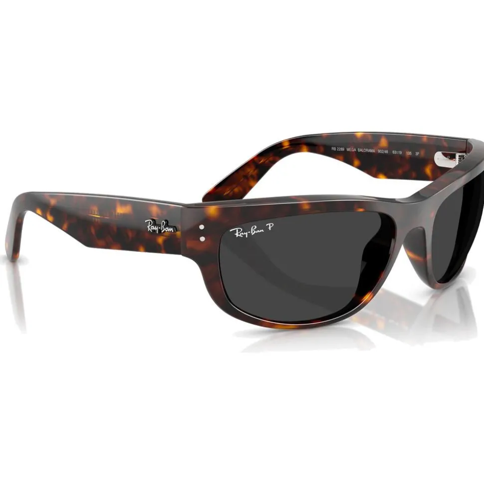 Lunettes de soleil Ray Ban RB2289 Mega Balorama Polished Havana Polar Black