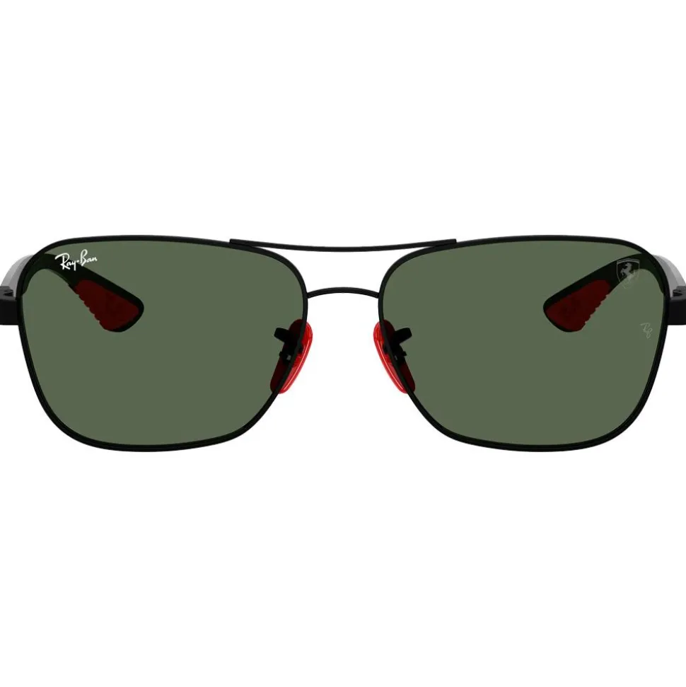 Lunettes de soleil Ray Ban RB8336M Scuderia Ferrari Collection Matte Black Matte Dark Green