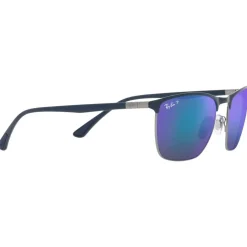 Lunettes de soleil Ray Ban RB3686 Polished Blue Chromance Polar Blue