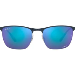 Lunettes de soleil Ray Ban RB3686 Polished Blue Chromance Polar Blue