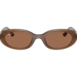 Lunettes de soleil Ray Ban RB4441D Matte Brown Opaline Dark Brown