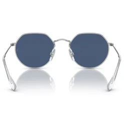 Lunettes de soleil Ray Ban Jack Kids Polished Silver Dark Blue