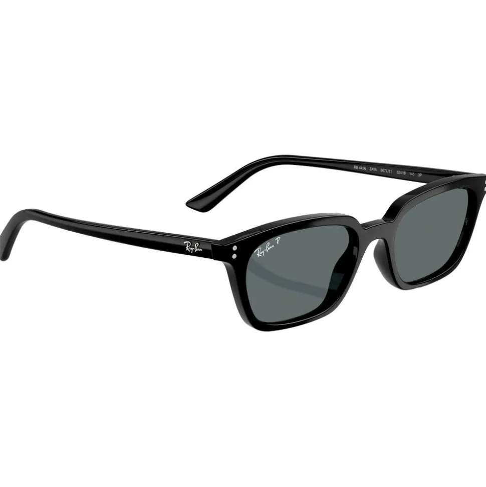 Lunettes de soleil Ray Ban RB4456 Zaya Polished Black Dark Grey Polar