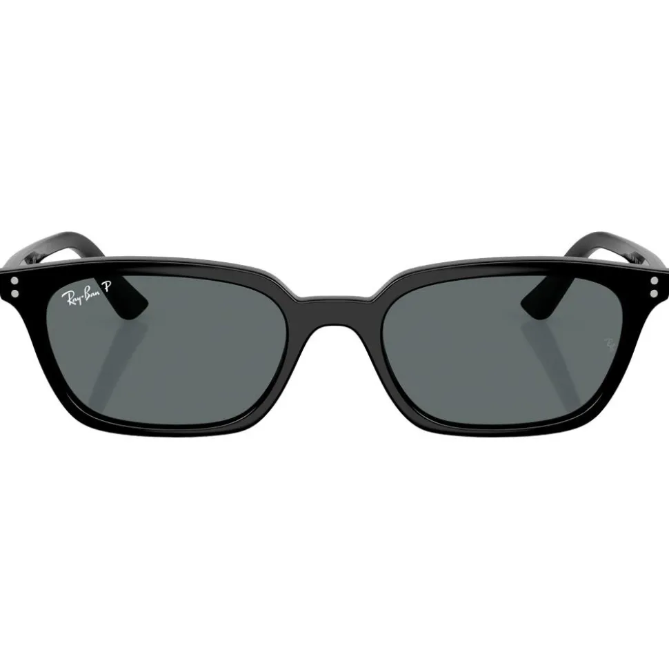 Lunettes de soleil Ray Ban RB4456 Zaya Polished Black Dark Grey Polar