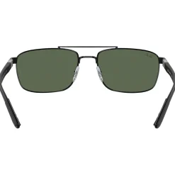 Lunettes de soleil Ray Ban RB3737 Polished Black Dark Green