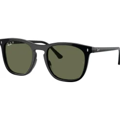Lunettes de soleil Ray Ban RB2210 Polished Black Polar Green