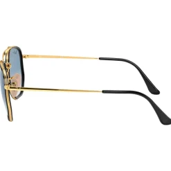 Lunettes de soleil Ray Ban RB3648M Marshal II Polished Gold Gradient Light Blue