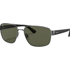 Lunettes de soleil Ray Ban RB3663 Polished Gunmetal Green G-15 Polar