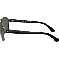 Lunettes de soleil Ray Ban RB3663 Polished Gunmetal Green G-15 Polar