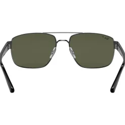 Lunettes de soleil Ray Ban RB3663 Polished Gunmetal Green G-15 Polar