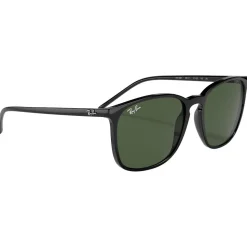 Lunettes de soleil Ray Ban RB4387 Polished Black Green G-15