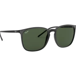 Lunettes de soleil Ray Ban RB4387 Polished Black Green G-15