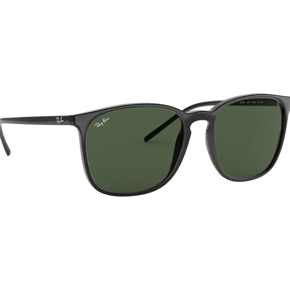 Lunettes de soleil Ray Ban RB4387 Polished Black Green G-15