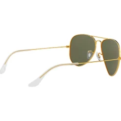 Lunettes de soleil Ray Ban RB3025 Aviator Classic Polished Gold Green G-15 Polar