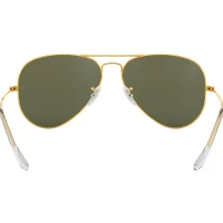 Lunettes de soleil Ray Ban RB3025 Aviator Classic Polished Gold Green G-15 Polar