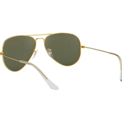Lunettes de soleil Ray Ban RB3025 Aviator Classic Polished Gold Green G-15 Polar