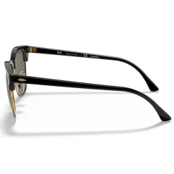 Lunettes de soleil Ray Ban RB3016 Clubmaster Classic Polished Black Gold Green G-15 Polar