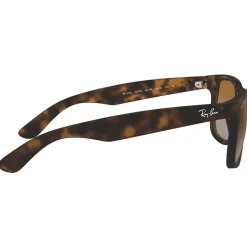 Lunettes de soleil Ray Ban RB4165 Justin Classic Matte Havana Brown Grey Polar