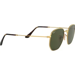 Lunettes de soleil Ray Ban RB3548N Hexagonal Flat Polished Gold Polar Green