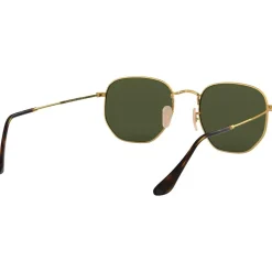 Lunettes de soleil Ray Ban RB3548N Hexagonal Flat Polished Gold Polar Green