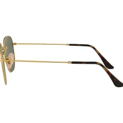 Lunettes de soleil Ray Ban RB3548N Hexagonal Flat Polished Gold Polar Green