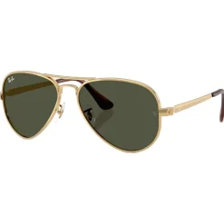Lunettes de soleil Ray Ban RB3925 Aviator Max Polished Gold Green G-15