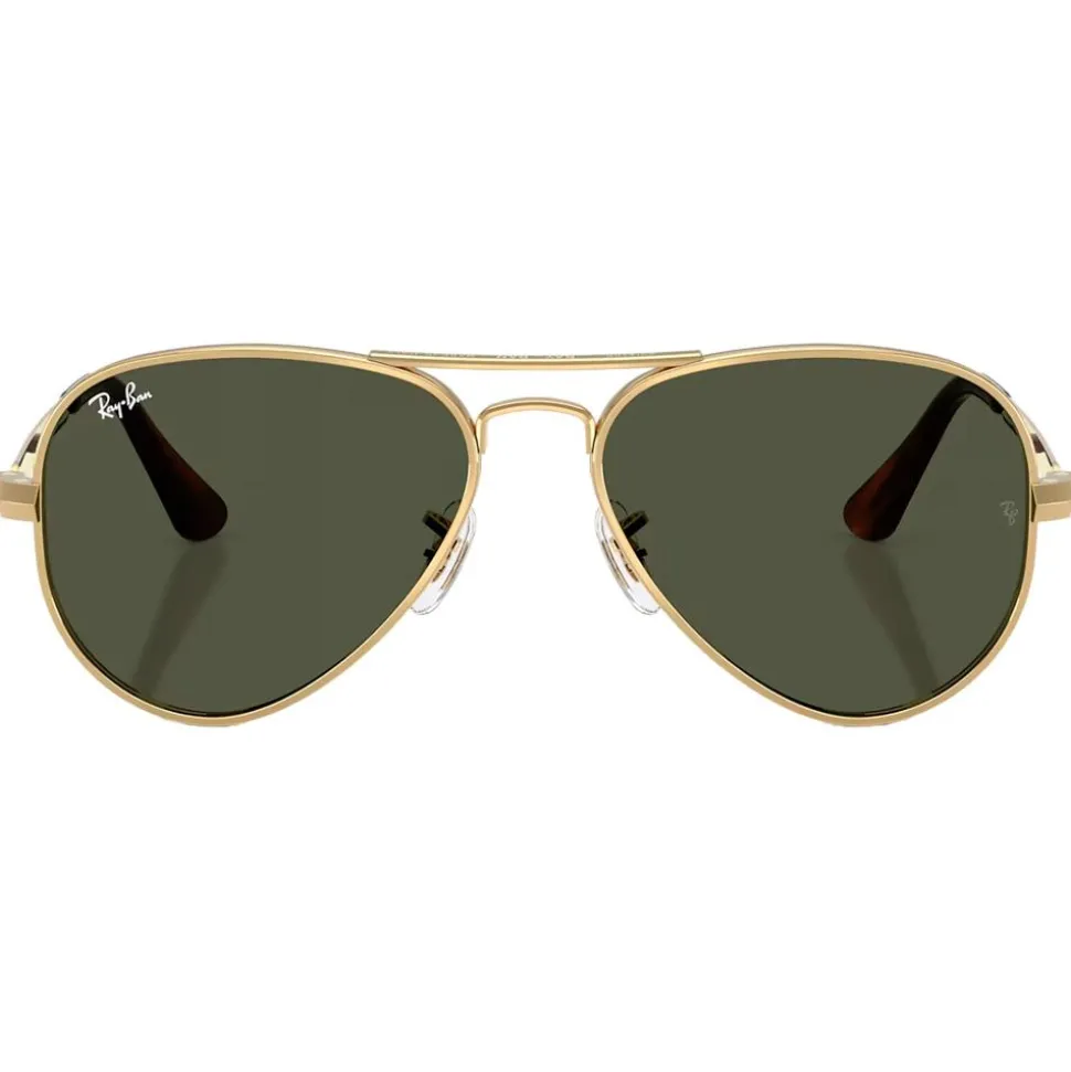 Lunettes de soleil Ray Ban RB3925 Aviator Max Polished Gold Green G-15
