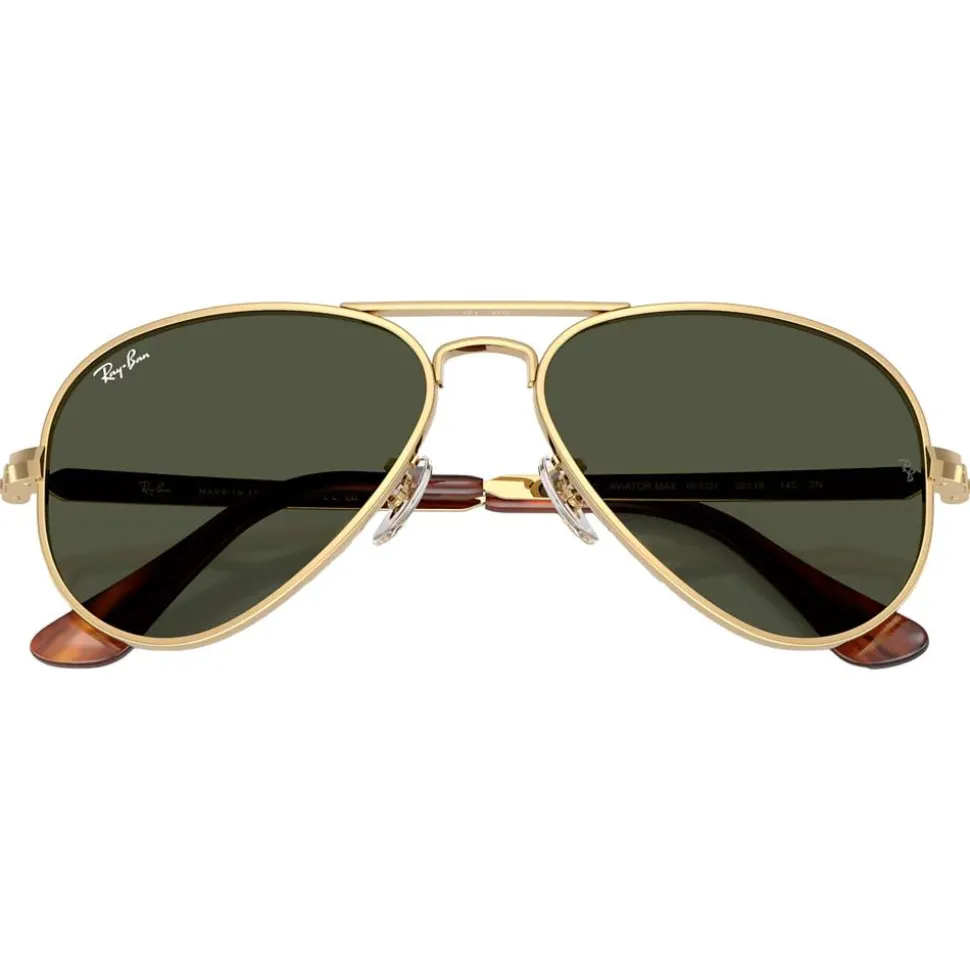Lunettes de soleil Ray Ban RB3925 Aviator Max Polished Gold Green G-15