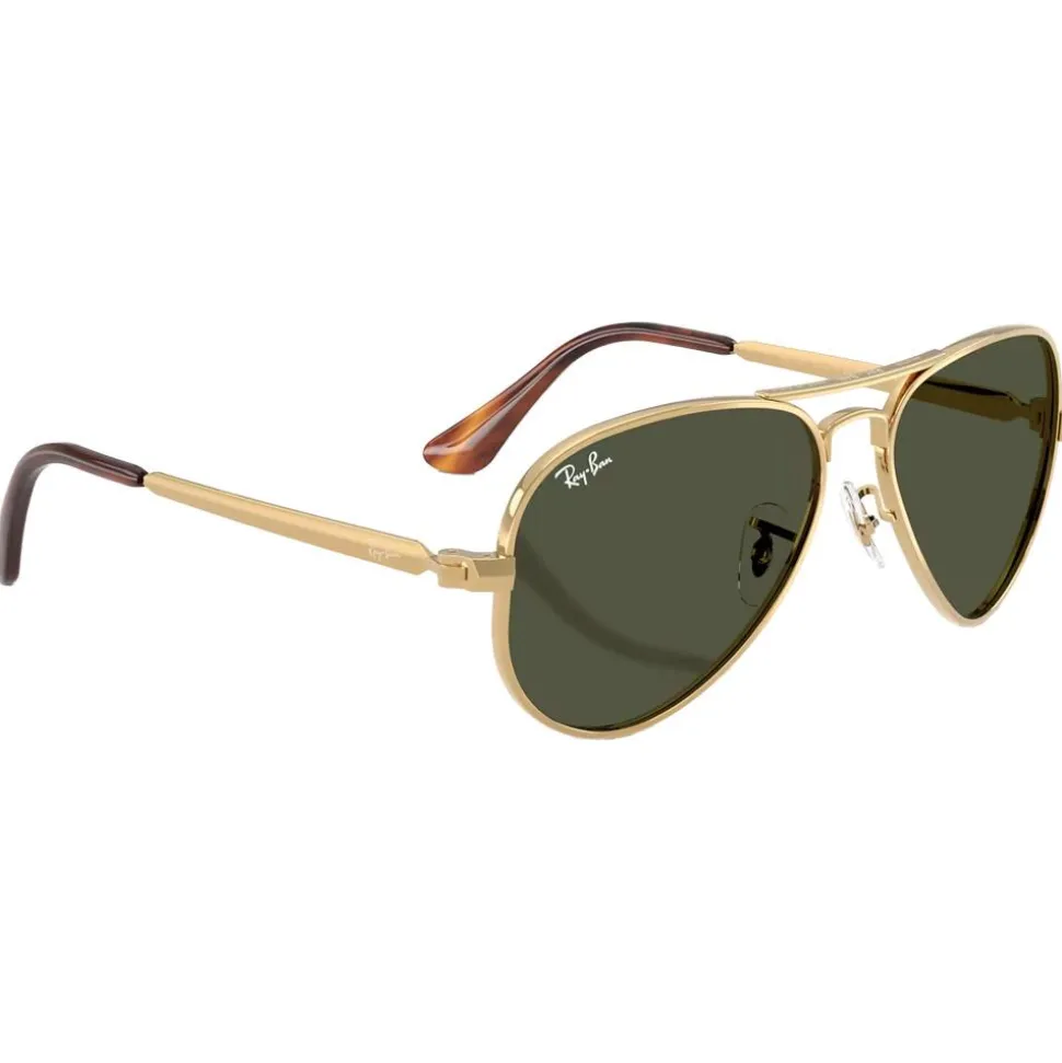 Lunettes de soleil Ray Ban RB3925 Aviator Max Polished Gold Green G-15