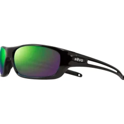 Lunettes de soleil Revo Coast Matte Black Serilium Dark Green Polarized