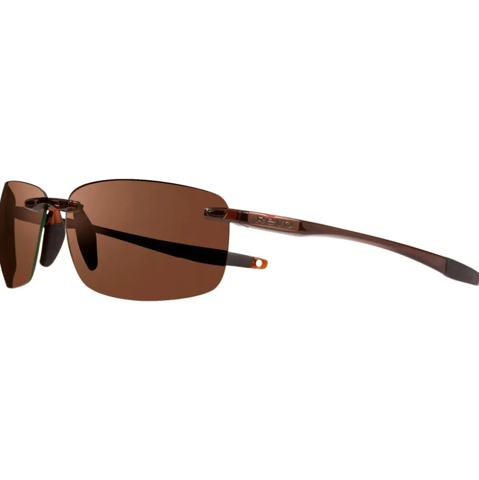 Lunettes de soleil Revo Descend N Crystal Brown Serilium+ Terra Polarized