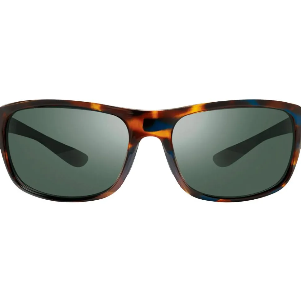 Lunettes de soleil Revo Jude Tortoise Blue Crystal Smoke Green Polarized