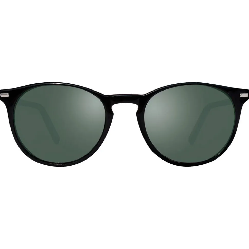 Lunettes de soleil Revo Sierra Black Crystal Smoke Green Polarized