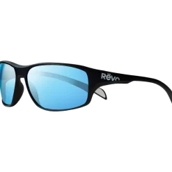 Lunettes de soleil Revo Vertex Matte Black Serilium Blue Water Polarized