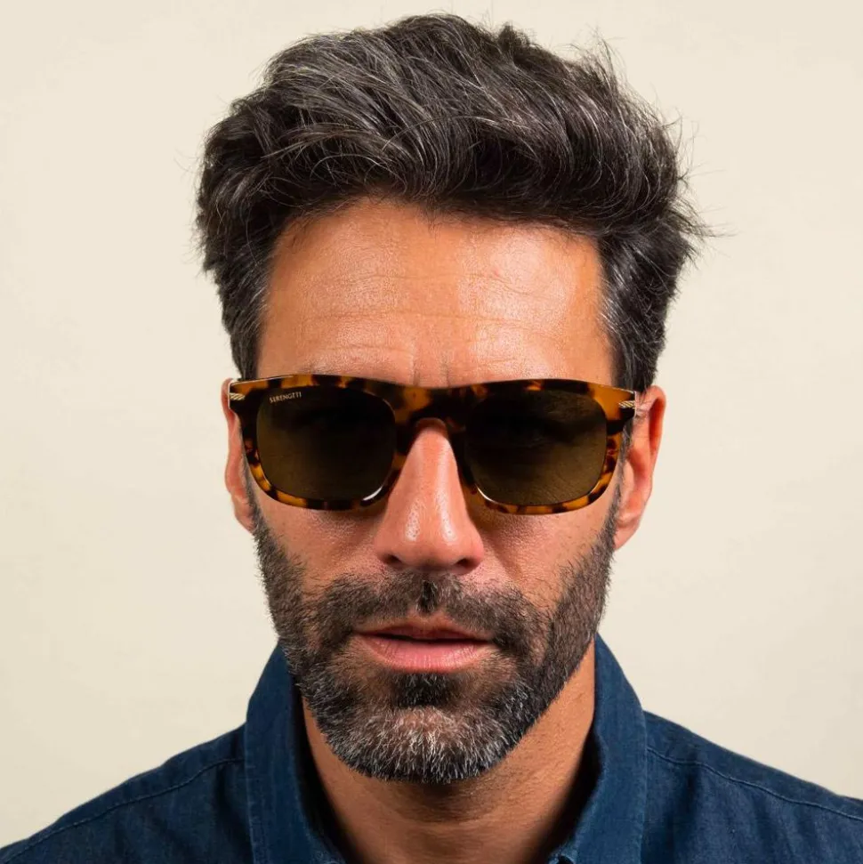 Lunettes de soleil Serengeti Charlton Shiny Havana Polarized 555nm