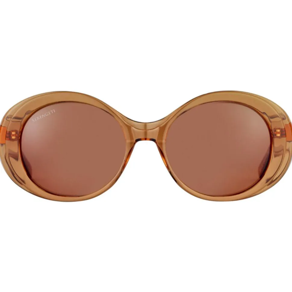 Lunettes de soleil Serengeti Bacall Shiny Black Transparent Layer Polarized 555nm