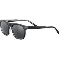 Lunettes de soleil Serengeti Charlton Shiny Black Polarized Smoke