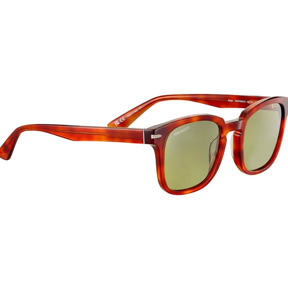 Lunettes de soleil Serengeti Ethan Shiny Classic Havana Polarized 555nm