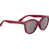 Lunettes de soleil Serengeti Endee Shiny Milky Red Saturn Polarized Smoke