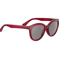 Lunettes de soleil Serengeti Endee Shiny Milky Red Saturn Polarized Smoke