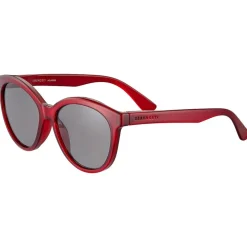 Lunettes de soleil Serengeti Endee Shiny Milky Red Saturn Polarized Smoke