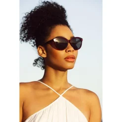 Lunettes de soleil Serengeti Endee Shiny Milky Red Saturn Polarized Smoke